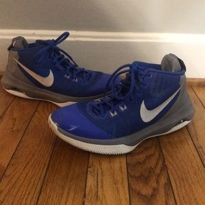 Blue Nike Basketball Sneakers